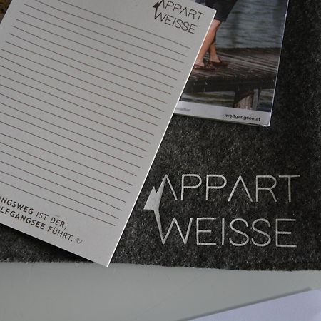 Appart Weisse Urlauben Am Wolfgangsee Sankt Gilgen Esterno foto