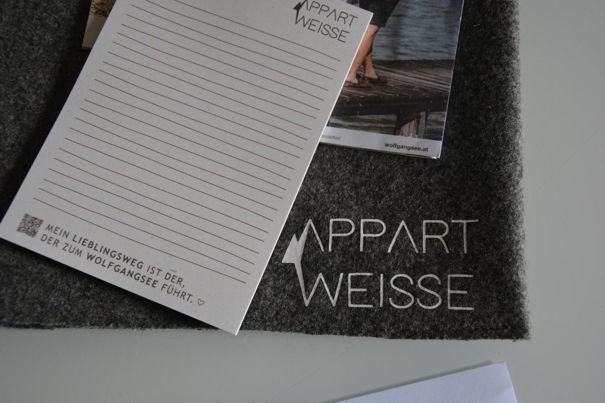 Appart Weisse Urlauben Am Wolfgangsee Sankt Gilgen Esterno foto
