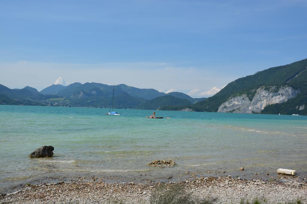 Appart Weisse Urlauben Am Wolfgangsee Sankt Gilgen Esterno foto