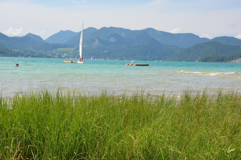 Appart Weisse Urlauben Am Wolfgangsee Sankt Gilgen Esterno foto