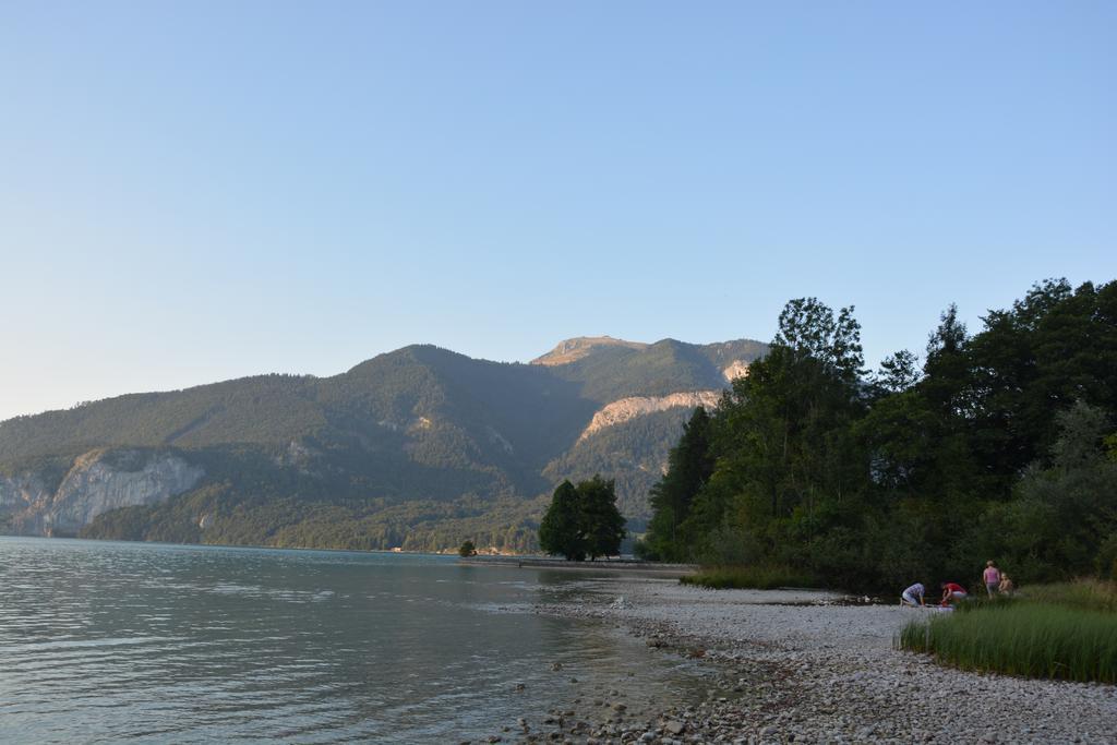 Appart Weisse Urlauben Am Wolfgangsee Sankt Gilgen Esterno foto